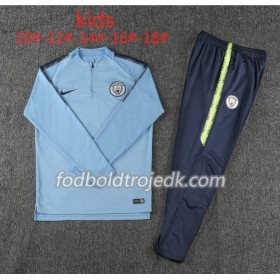 Manchester City Børn Sweatshirt Dragt Blå 2018/19